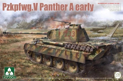Збірна модель 1/35 Танк Pzkpfwg.V Пантера ранніх випусків Takom 2174