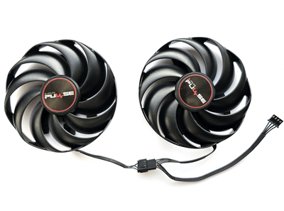 Вентилятор FirstD для видеокарты Sapphire RX 6600 6700 XT PULSE (orgnl) FDC10H12D9-C (FD9015U12S) комплект 2 шт (№484)