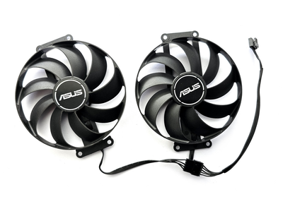 Вентилятор Everflow для видеокарты ASUS RX 6400 6500XT DUAL (orgnl) T129215SU (FDC10H12S9-C CF9010U12S) комплект 2 шт (№509)