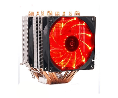Охлаждение кулер для процессора Cold State Extreme 623 2х90 мм 4-pin LED RED (№221.21) 2011(2011-3)/2066 AM3/AM3+/AM4/AM5
