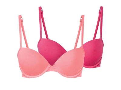 Бюстгальтер набір 2 шт. бавовняні для жінки Esmara LYCRA® 348308-нр 85B Різнобарвний