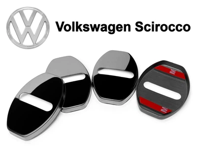 Накладка (заглушка) замка дверей Volkswagen Scirocco (4 двери) Черные