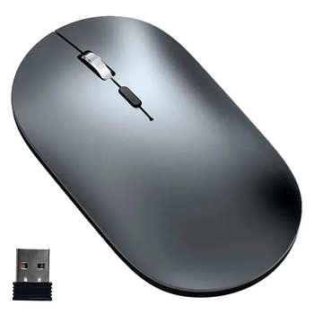 Мышь TWolf беспроводная 2.4G для ПК ноутбука X2 Rechargeable Gray (X2_Gray)