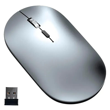 Мышь TWolf беспроводная 2.4G для ПК ноутбука X2 Rechargeable Silver (X2_Silver)