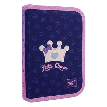 Пенал жесткий одинарный с клапаном Yes Little Queen HP-03 (533660)