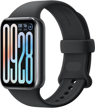 Смартгодинник фітнес-браслет Xiaomi Smart Band 9 Pro AMOLED GPS Black (Mi Band 9 pro) GLOBAL