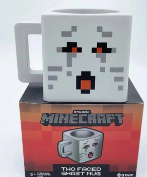 Кружка-чашка из игры Minecraft Гаст Mojang Jinx Майнкрафт Белая