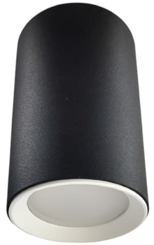 Lampa tuba Light Prestige Manacor 9 cm 1 x GU10 czarno - biała (LP-232/1D - 90 BK/WH)