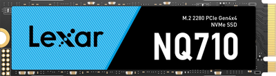SSD диск Lexar NQ710 1TB M.2 2280 NVMe PCIe 4.0 x4 3D NAND TLC (LNQ710X001T-RNNNG)