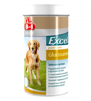 Витамины с глюкозамином для собак EXCEL Glucosamine 8 в 1 таблетки 55 шт.