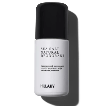 Натуральний дезодорант з сіллю Мертвого моря Hillary Sea Salt Natural Deodorant, 50 мл HI-01-801