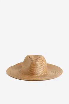 Шляпа H&M 271215205 M/56 Бежевый