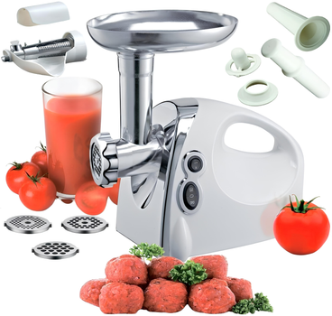М'ясорубка Vimar VMG-1530 (1500Вт, 2.2 кг/хв +томати +ковбаси +кеббе)