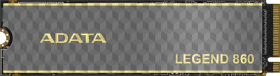 SSD диск ADATA Legend 860 1TB M.2 2280 NVMe PCIe 4.0 x4 3D NAND QLC (SLEG-860-1000GCS)