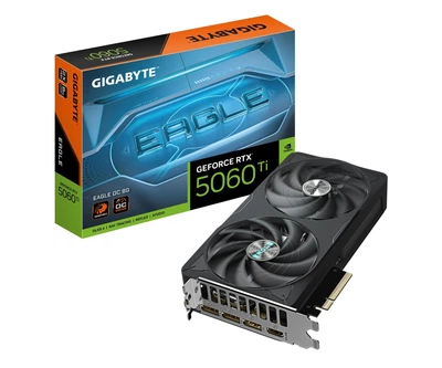 Відеокарта Gigabyte GeForce RTX 5060 Ti Eagle OC 8GB GDDR7 DLSS4 (GV-N506TEAGLE OC-8GD) EU
