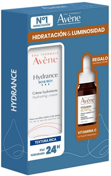 Набір для догляду за обличчям Avene Hydrance Rich Крем для обличчя з SPF захистом 40 мл + Сироватка для обличчя 10 мл (ZES3282779425926)