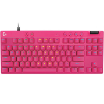 Клавіатура Logitech g pro x tkl Rapid Magenta (920-013253)