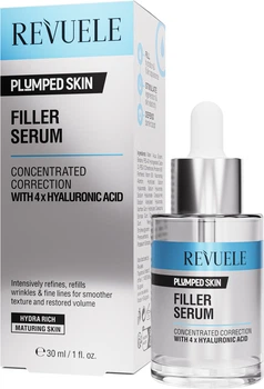 Сыворотка для лица Revuele Plumped Skin Filler Serum с эффектом филлера 30 мл (5061076240214)