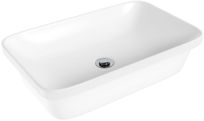 Раковина Helmken 37060000 60 см белая + донный клапан Click-Clack хром