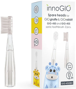 Насадки для електричної зубної щітки Innogio GIOgiraffe&GIOrabbit