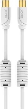 Кабель Sinox PRO AntenneКабель YouSee and Stofa godkendt 10 m Hvid White (SXV092010)