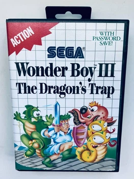 Wonder Boy III The Dragon's Trap, английская версия - картридж для SEGA Master System, Б/У