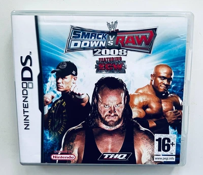WWE Smackdown Vs. Raw 2008, английская версия - картридж для Nintendo DS, Б/У