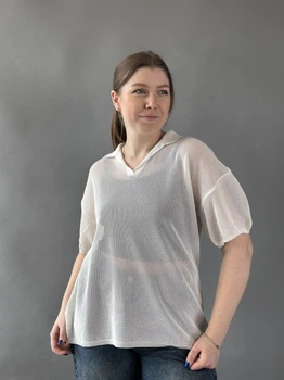 Футболка жіноча трикотаж сітка (S) VivaVerba білий 622915 white (S)