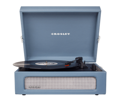 Виниловый проигрыватель Crosley Voyager Plus Blue (Bluetooth Out)