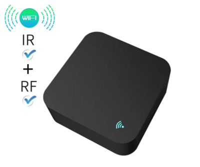 Розумний Wi-Fi пульт дистанційного керування RF та IR 433/315МГц Tuya Smart Квадратний — Колір Чорний