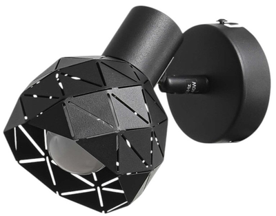 Lampa spot Light Prestige Reus 1 x E14 czarny (LP-8069/1WS BK)