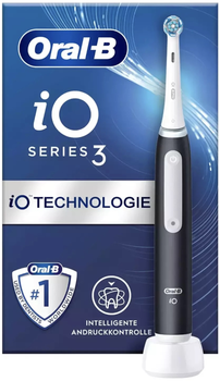 Elektryczna szczoteczka do zębów Oral-B iO 3 Matt Black (8006540730744)