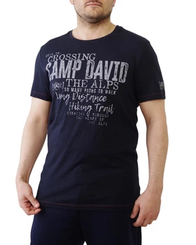 Футболка кор.рукав CAMP DAVID (2501-3653-43/25) Синій M