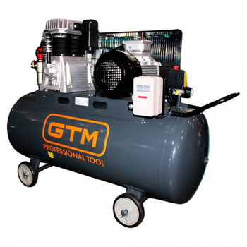 Компрессор воздушный GTM KCH2090-200L (4 кВт, 600 л/мин, 200 л) масляный двоцилиндровый поршневой (26076)