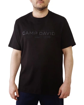 Футболка кор.рукав CAMP DAVID (2502-3903-21/25) Чорний XL