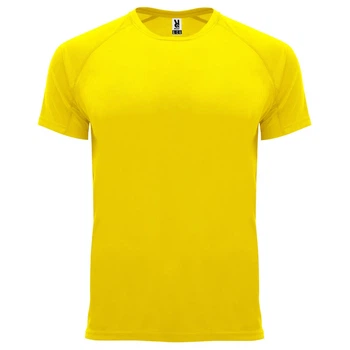 Чоловіча футболка для спорту Roly Bahrain Жовта 2XL