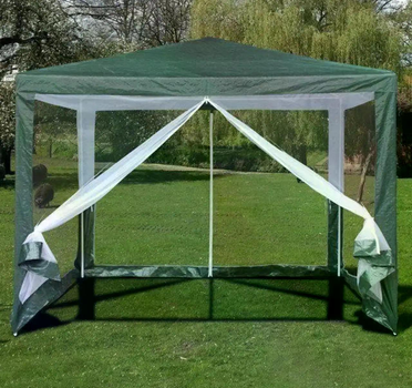 Садовый павильон GardenPro 3x3 м с москитной сеткой – надежная защита и комфорт для вашего отдыха