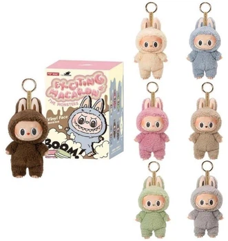 Брелок мягкая плюшевая игрушка Лабубу Labubu The Monsters exciting macaron фигурка 17 см