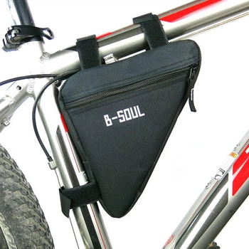 Велосумка подрамная треугольник сумка на велосипед Велосипедная сумка B-SOUL Black