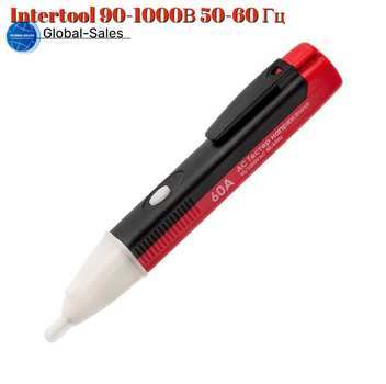 Тестер напряжения бесконтактный Intertool 90-1000В (MD-0010) 50-60 Гц