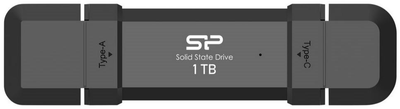 SSD диск Silicon Power DS72 1TB USB Type-A/USB Type-C Black (SP001TBUC3S72VPK) External