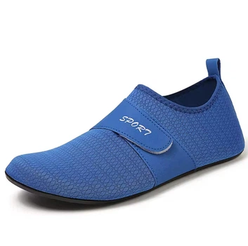 Обувь для пляжа и кораллов аквашузы Diving shoes синий плоская подошва 36-37 ( 23,5 см ) 221