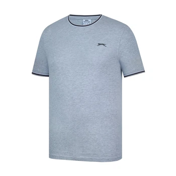 Футболка Slazenger Tipped T Shirt Mens 3XL Сірий 59200725