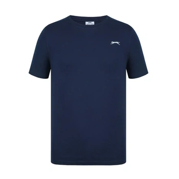 Футболка Slazenger Tipped T Shirt Mens XL Темно-синій 59200422