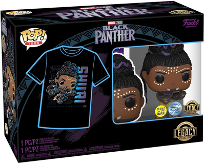 Zestaw Funko Pop! & Tee Marvel Black Panther Figurka Bobble-Head Shuri + Koszulka Rozmiar M 64878 (889698648783)