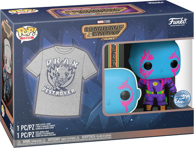 Zestaw Funko Pop! & Tee Marvel Guardians of the Galaxy Volume 3 Figurka Drax + Koszulka Rozmiar M 71420 (889698714204)