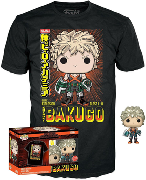 Zestaw Funko Pop! & Tee My Hero Academia Figurka Katsuki Bakugo + Koszulka Rozmiar L 64594 (889698645942)