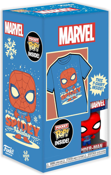Набір Funko Pocket Pop! & Tee Marvel Фігурка Людини-павука + дитяча футболка розмір S 72945 (889698729451)