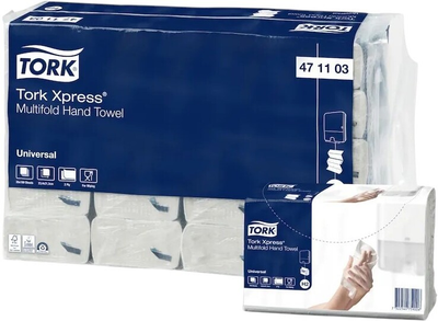 Ręczniki papierowe Tork H2 Xpress dwuwarstwowe 190 szt × 20 opakowań (7322540759112)