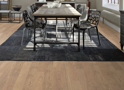 Паркетна дошка Floor`360 Дуб OAK STORY 138 TENDER WHITE 1-смугова Лак